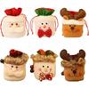 Christmas Decorations Candy Bag Gift Bag Old Man Snowman Elk Bag Christmas Tree Decoration Ready Stock