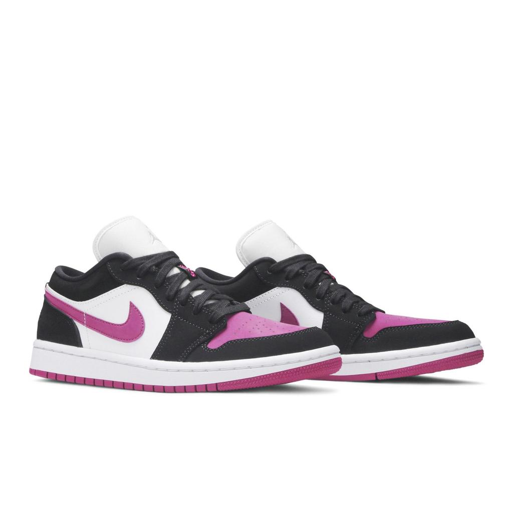 Womens Air Jordan 1 'Black Cactus Flower' (women's sizes) Black / Cactus Flower / White Vintage Basketball Shoes DC0774 005