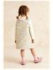 Tongbei 2025 Winter Girls' Sweet Bow Wool Sleeveless Dress