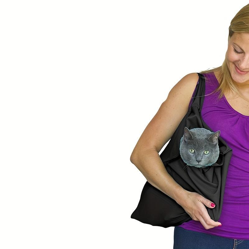 

Оригинал, как его видели по телевизору. Удобная и успокаивающая переноска для кошек L чёрный