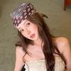 New American four-grid paisley velvet silk scarf women's retro headscarf small scarf multi-functional scarf 68cm square scarf