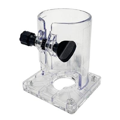 Professionelle transparente Basis für Holzfräse Kunststoff Tragbare Fräse Ersatzteile