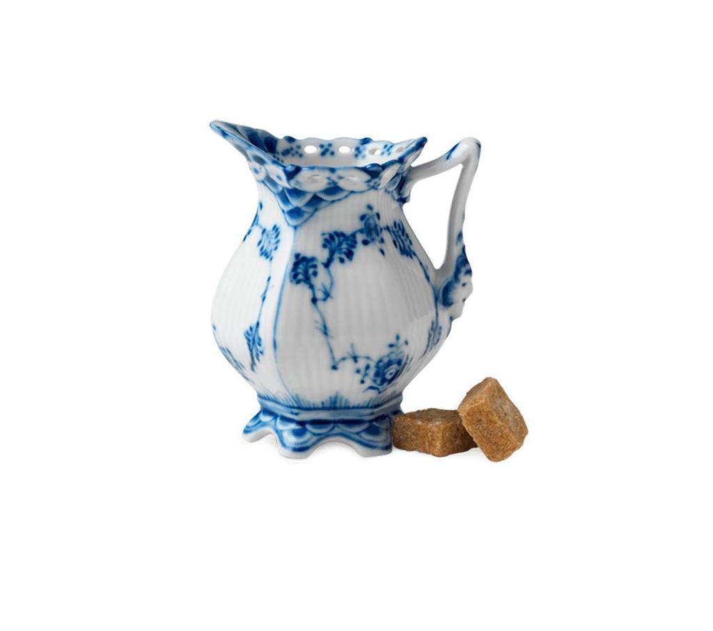 [Reguläres Importprodukt] Royal Copenhagen Blau Gerippt Vollspitze Milchkännchen S Hochzeitsgeschenk Geschenk 1017232