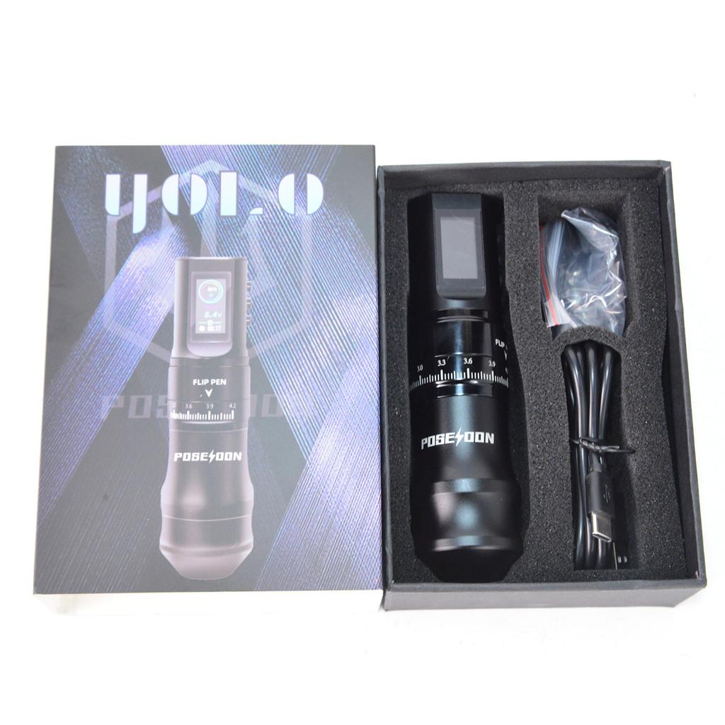Wireless Rechargeable Tattoo Pen Embroidery Pen Motor Tattoo Machine Adjustable Stroke Tattoo Equipment