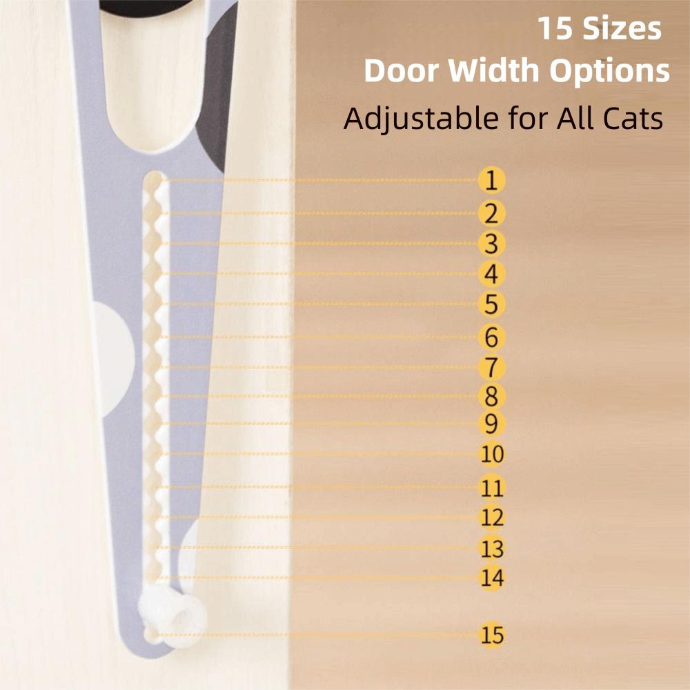 2Pcs Cat Shaped Cat Door Lock Durable Pet Door Holder Dog Door Opener  Pet Supplies