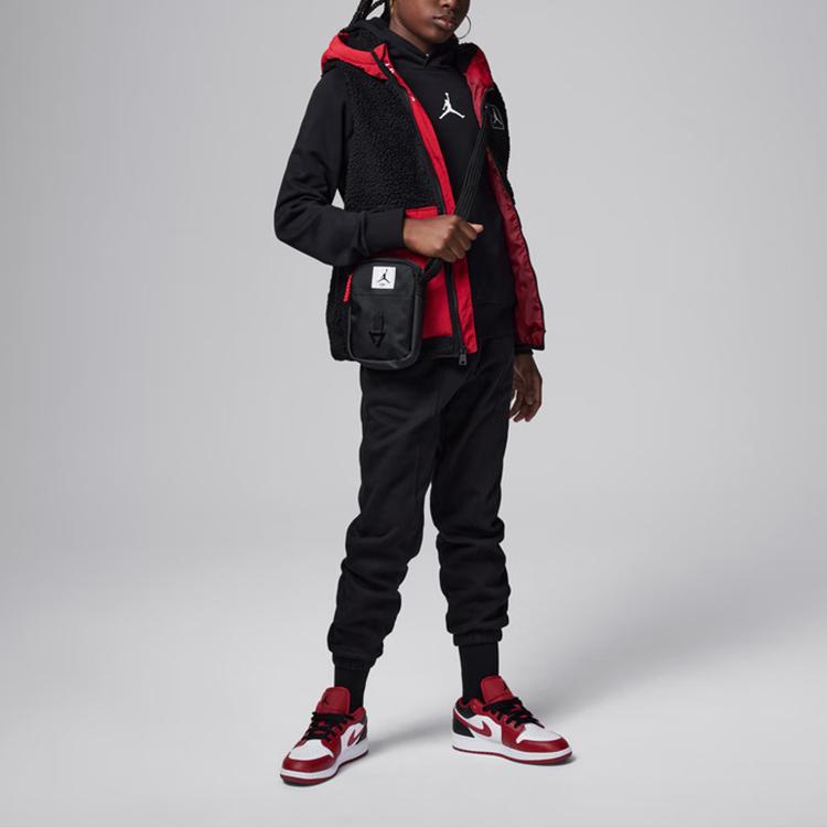 Casual Fleece Jogger Pants Kids Bottoms Black FZ1875-010