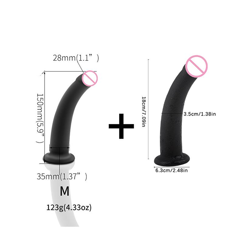 For Lesbian Women Couples Dildo Strap On Penis Suction Cup Anal Plug Adult Supplies Sex Toy Wearable Dildo Realistic Sex Toy
