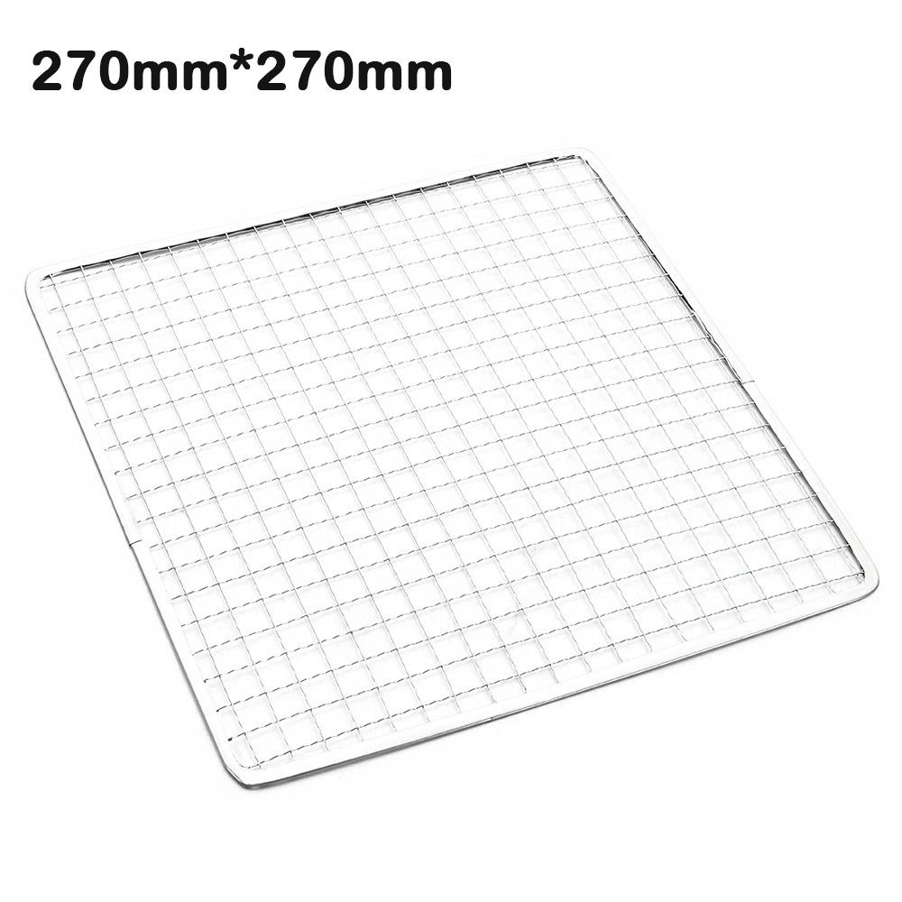 Durable Disposable Barbecue Net Square Lightweight Grilling Net Edge Binding Grill Racks