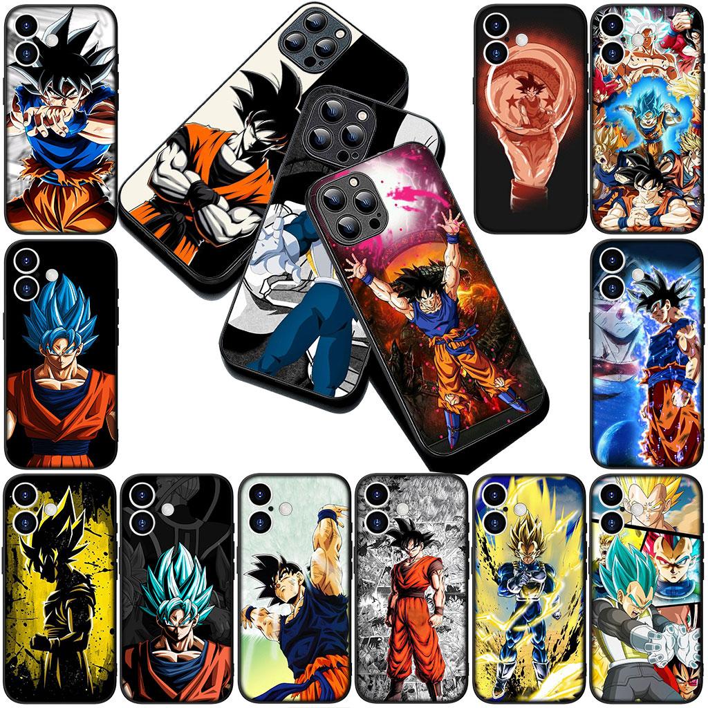 Phone Cover for Apple iPhone 16 14 15 Plus 11 Pro Max 16E ProMax + 16Plus 15+ 14+ Soft Case Vegeta Dragons Balls Goku Vegito