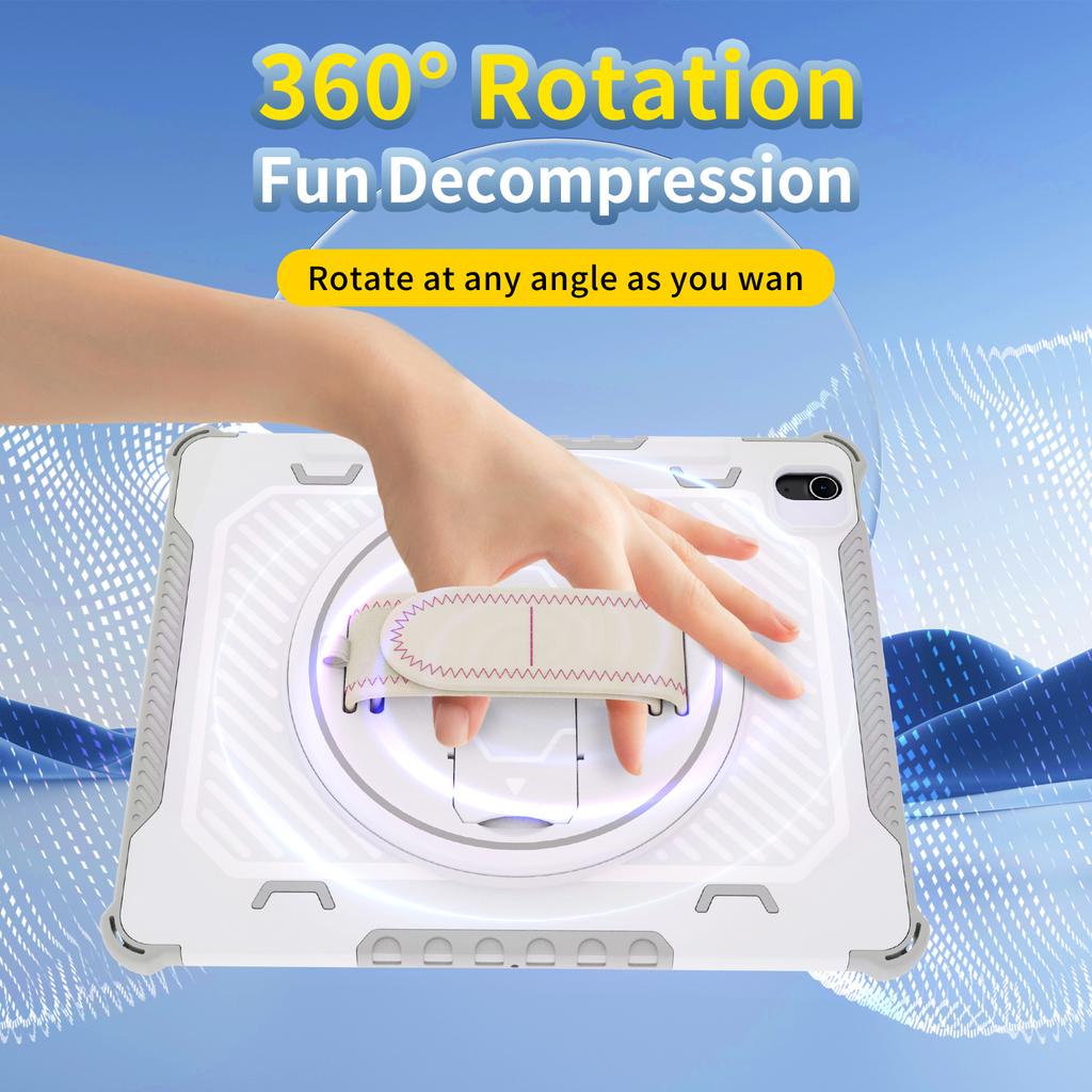 Stand Case for IPad Air 13 2026 M4 2025 M3 2024 M2 Pro 13 2025 M5 2024 M4 Pro 12.9 2018-2022 3rd 4th 5th 6th Gen. Rotating Cover