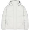 Down Jackets Unisex Light Gray Detachable Hood Moderate NPF47031-LGR