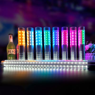 Thrisdar LED Flash Stick Champagne Bottle LED Strobe Baton LED Bottle Service Sparkler Light for Night Club Party Decor