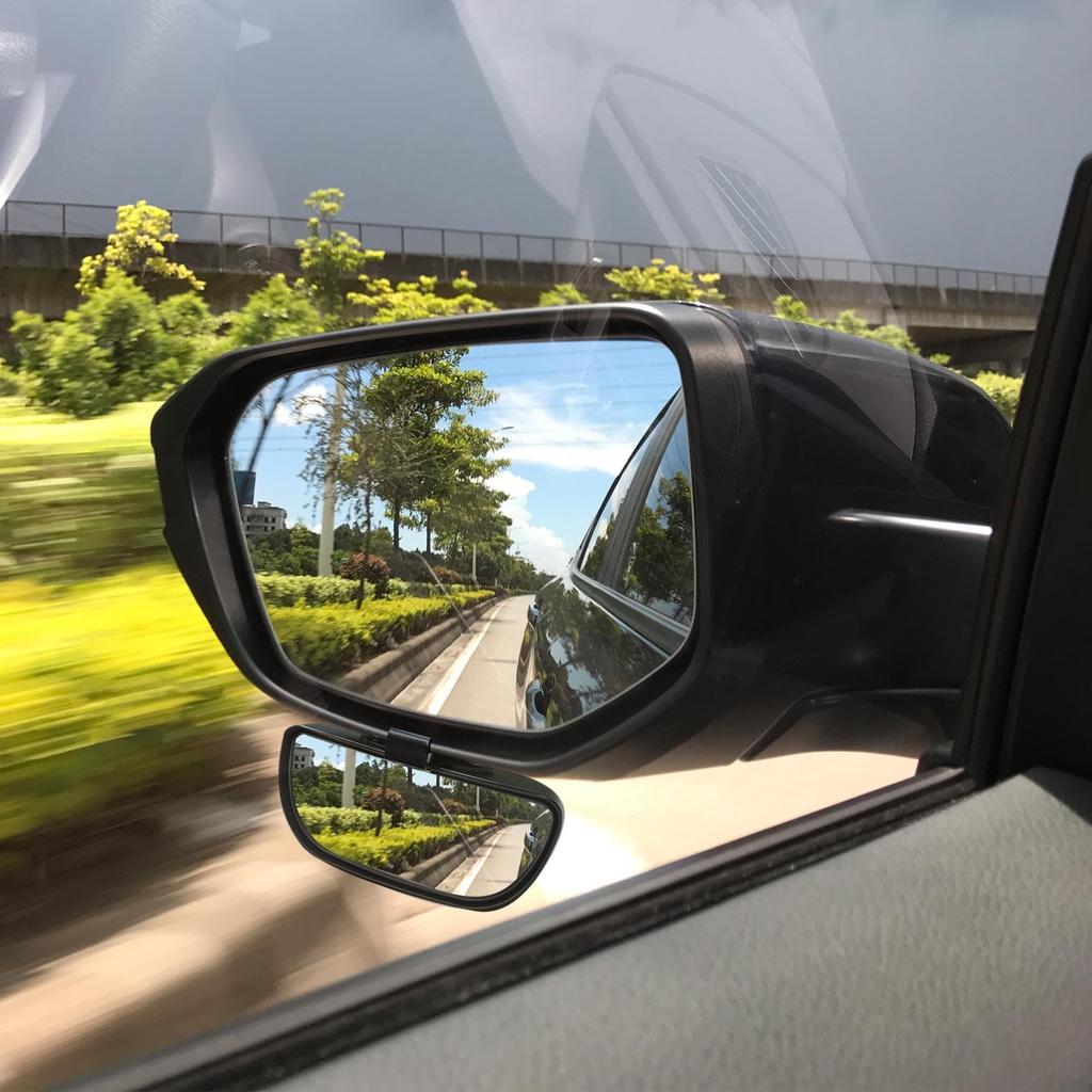 Gerinkoken Car Auxiliary Mirror, Blind Spot Mirror, Reverse Universal Auxiliary Rearview Mirror, Car Exterior