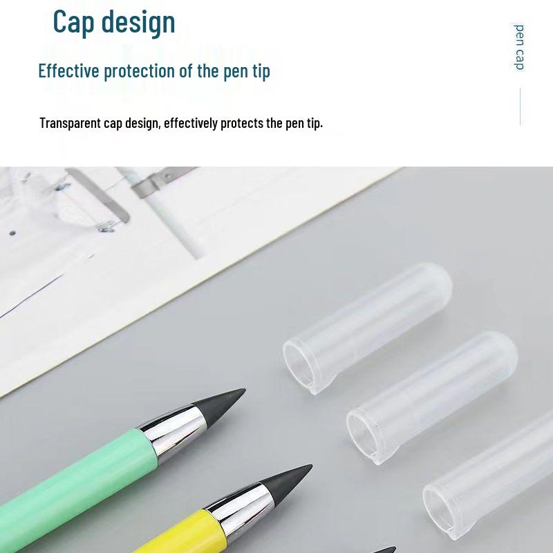Eternal Unbreakable Pencil with Eraser: No Sharpening Needed, Macaron Colors, Durable & Innovative Design