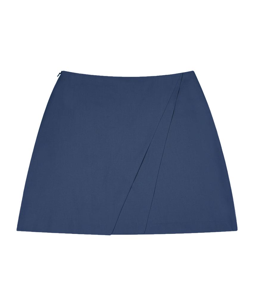 Hye Young Kim Double Diamond Line Mini Skirt - Navy