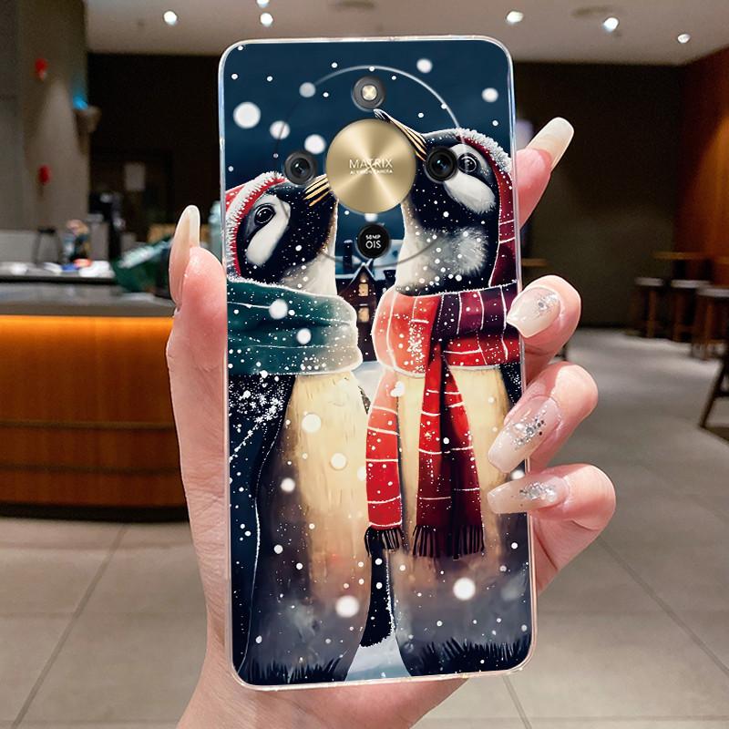 Casing For Honor X9D 5G Aesthetic Luxury Dragon Cute Cool Boys Girls Soft Silicone Phone Case Back Cover Transparent TPU Shell