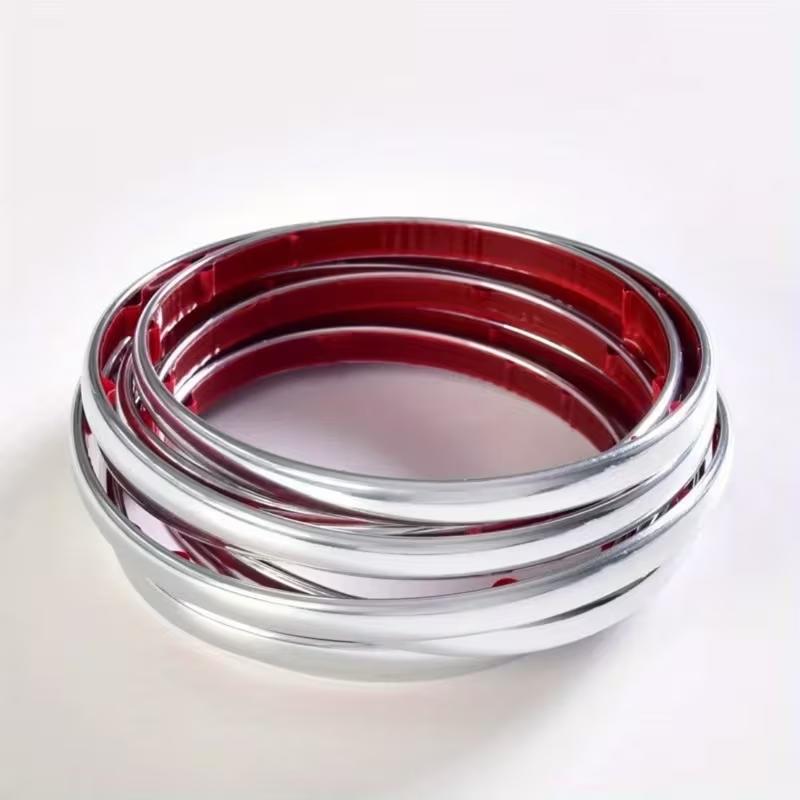 1PC 3meters 3meters/118.11in mirror frame decorative strip, featuring a mirror effect decorative strip, removable