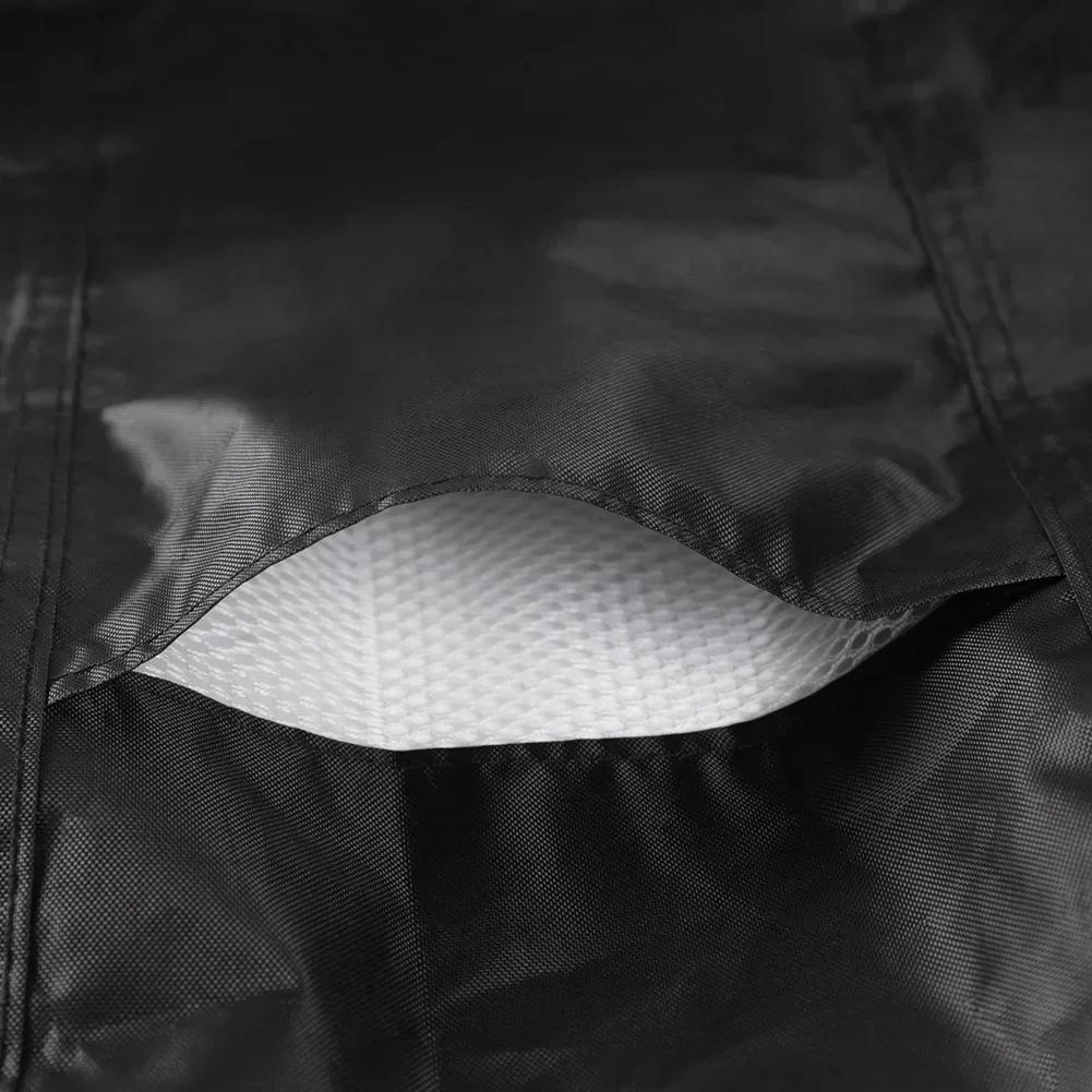 Outdoor Table Cover Round Furniture Cover Adjustable Drawstring Compact Storage Bag Easy To Clean Material Patio Decoration