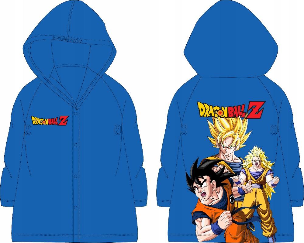 Dragonball z płaszcz przeciwdeszczowy peleryna granatowy 122/128 d090m