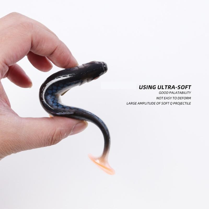 Fishing Lures Soft Casting Fishing Lures Simulation Swimbaits, 14cm 20.3cm Soft Baits Swimming Lures Slow Sinking Lures