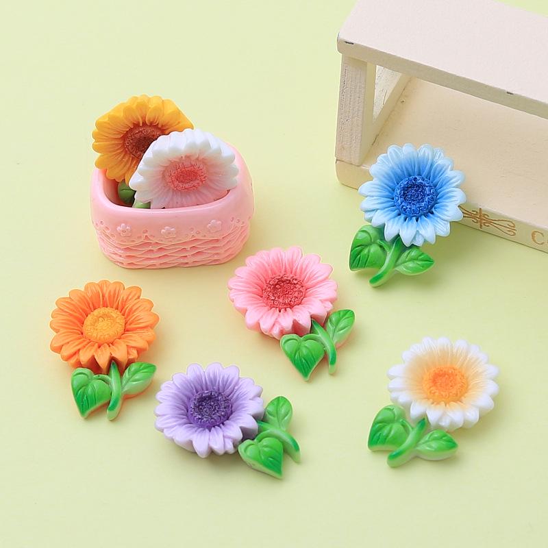 Sunflower Resin Hair Clips: DIY Jewelry Accessories with Cream Glue