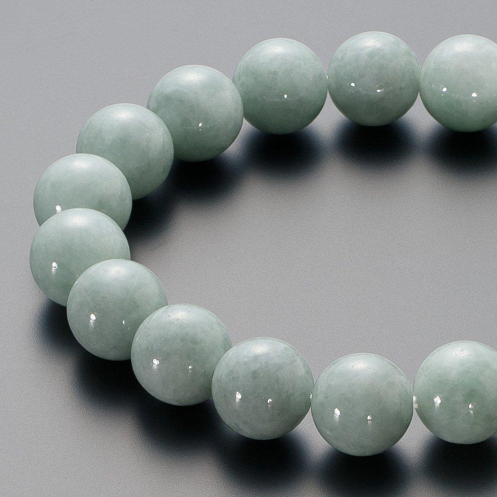 Buddhist Altar Shop Takita Shoten Special Selection Bracelet Prayer Beads Natural Stone Bracelet Burmese Jade 12mm Beads Straight Inner Circumference
