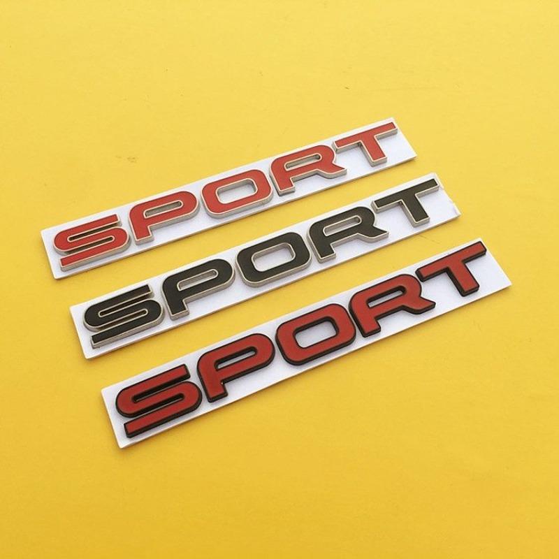 Car tail label sport letter sticker, sports three-dimensional metal modification after sticking body decoration car label