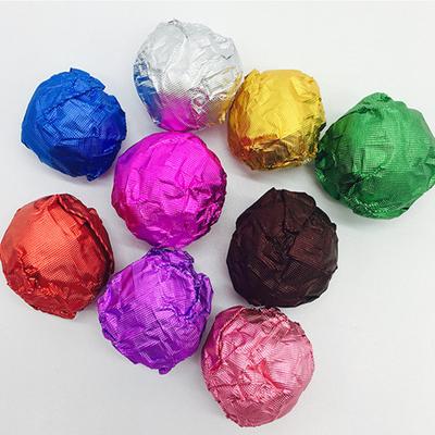 100Pcs 15x15cm Square DIY Colored Tinfoil Chocolate Sesame Pill Gold Aluminum Foil Paper Packaging Supplies