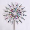Creative Outdoor Wrought Iron Windmill: Rotating Metal Garden Decoration
