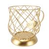 Coffee Pod Holder Innovative Modern Large Capacity Electroplating Metal Coffee Capsule Basket for