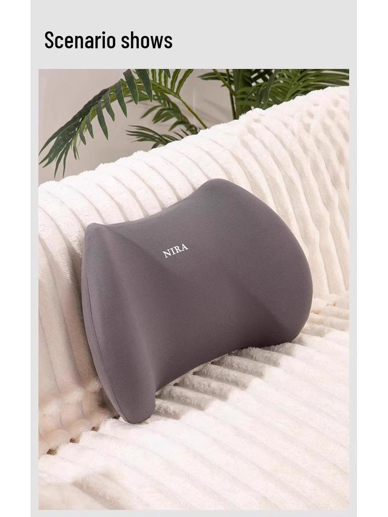 Car and Office Lumbar Cushion: Back Support for Driving and Long Sitting