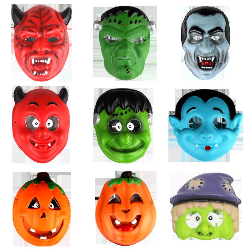 Maschera Costume di Halloween per Bambini: Fantasma, Zucca, Scheletro, Mostro, Vampiro