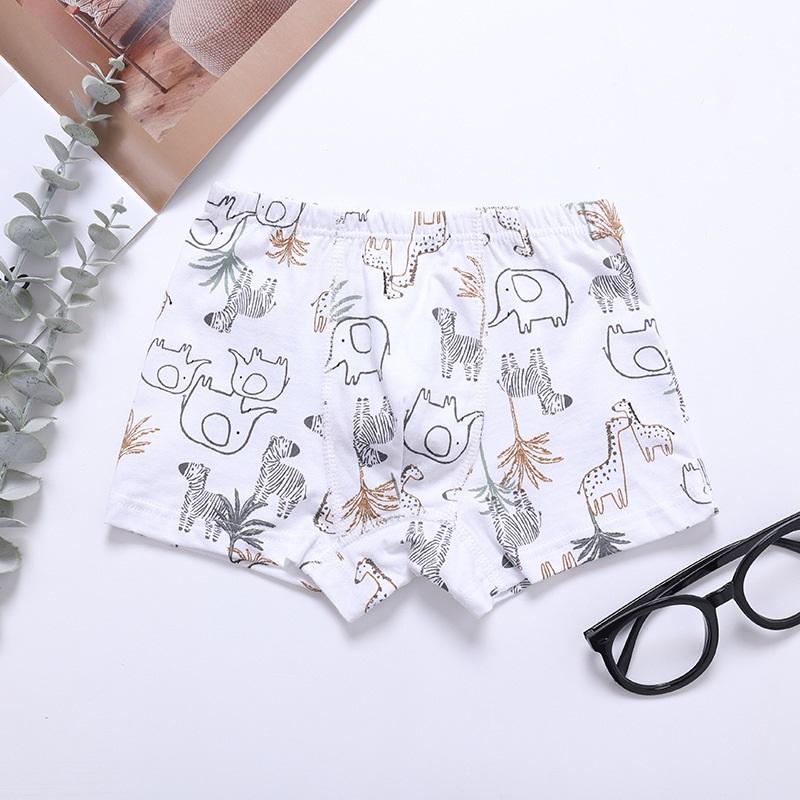 12-Pack Kids' Cotton Underwear For Boys - Cartoon Print Boxer Shorts And Briefs - Comfortable And Fun Styles For Everyday Wear