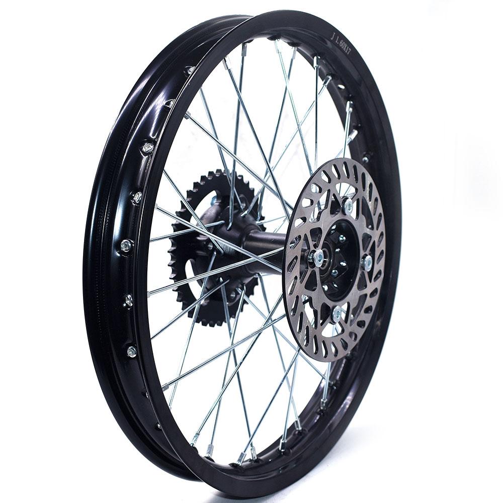 Rear Rims Aluminum Alloy Circle Of 17" Wheel 1.60 X 17" Inch with Disc Brake Sprocket for KLX CRF Kayo Apollo BSE Dirt Pit Bike