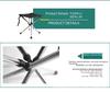 Portable Outdoor Telescopic Folding Camping Chair - Stainless Steel Fishing Stool