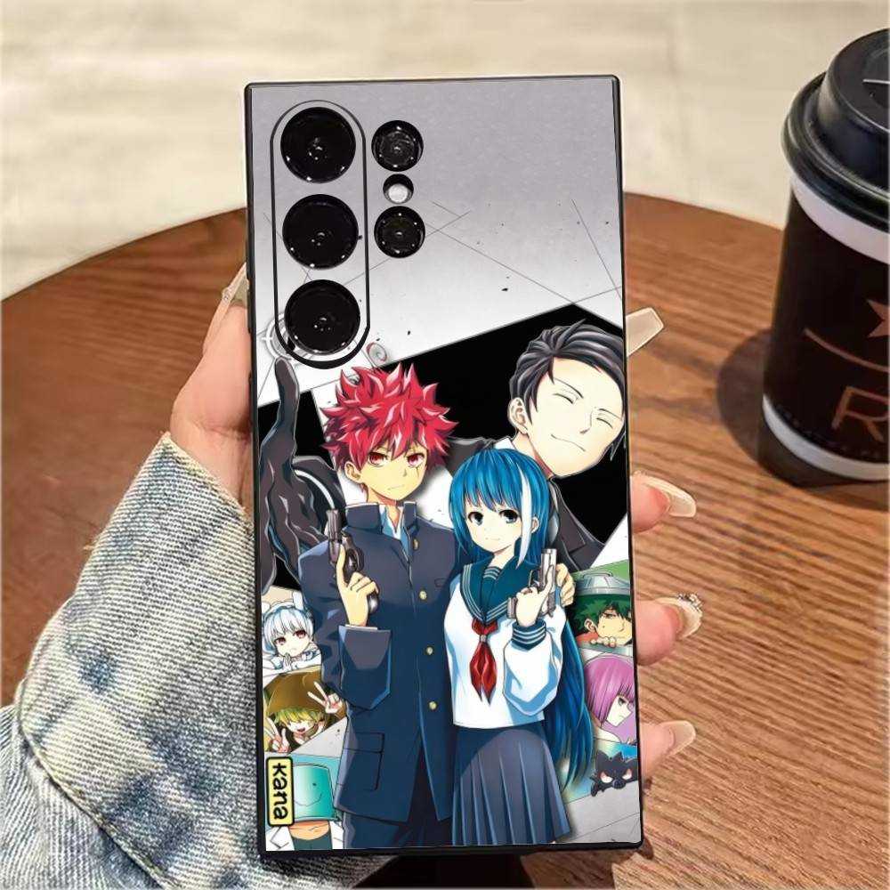 M-Mission Y-Yozakura-ES Family Season2 Phone Case For Samsung S25,S24,S21,S22,S23,S20,Ultra,S26,Plus,Fe,Note,5G Black Cover Samsung S25ULTRA