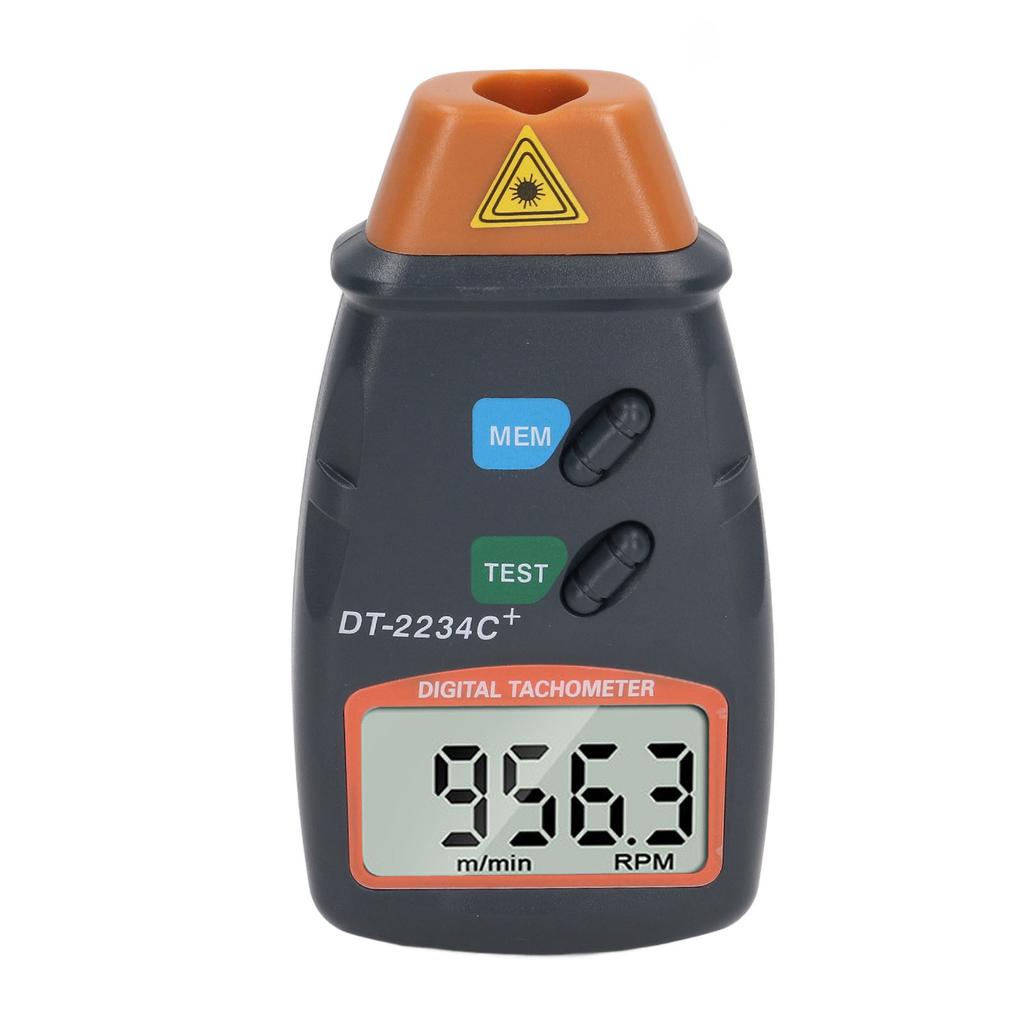 Digital Tachometer Laser Photo Non Contact Tach Meter Measurement Tool for Lathe RPM