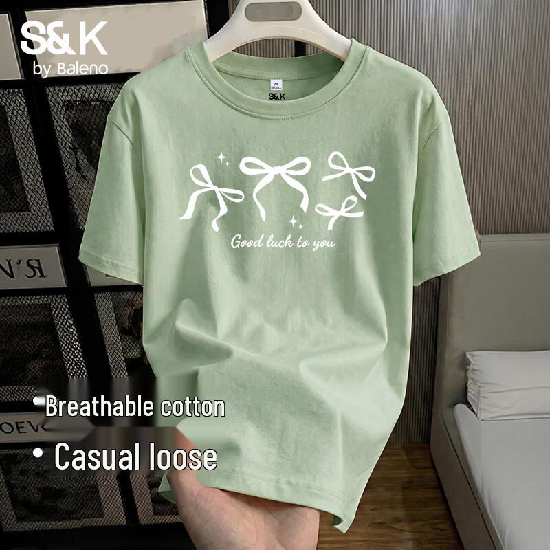 Baleno Women's Pure Cotton Short Sleeve T-Shirt