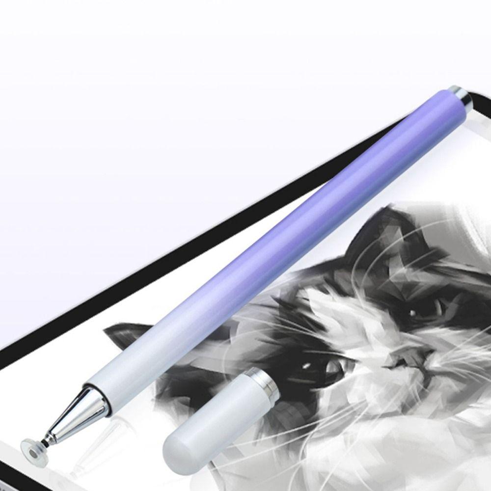 

Макарон Градиент цвета Стилус Ручка для рисования Диск Емкостная ручка Сенсорный экран Ручка на присоске