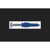 Hillman Ribbed Plastic Anchors With Screws Size 8 - 10 X 1-1/4 Pan Head Phillips 15 Lb. 25/Pack
