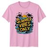 Summer Vibes Only TShirt Beach Travel Gift For Him And Her