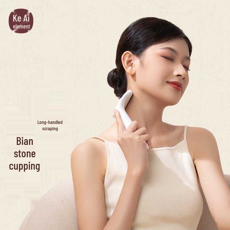 Bian Stone Electric Gua Sha Massager Gift Set CN plug (adapter included)