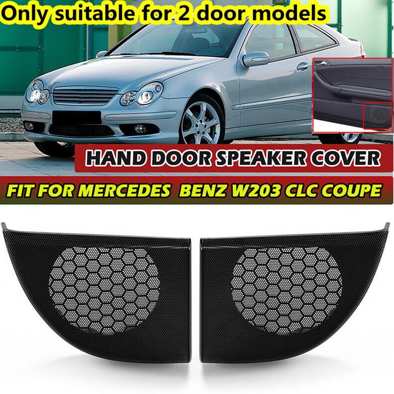Pár Krytka Mřížka Reproduktoru Dveří Řidiče a Spolujezdce A20372703889051 Pro Mercedes-Benz W203 CLC Coupe 2Dvéřové Krytka Houkačky Mřížka Reproduktoru