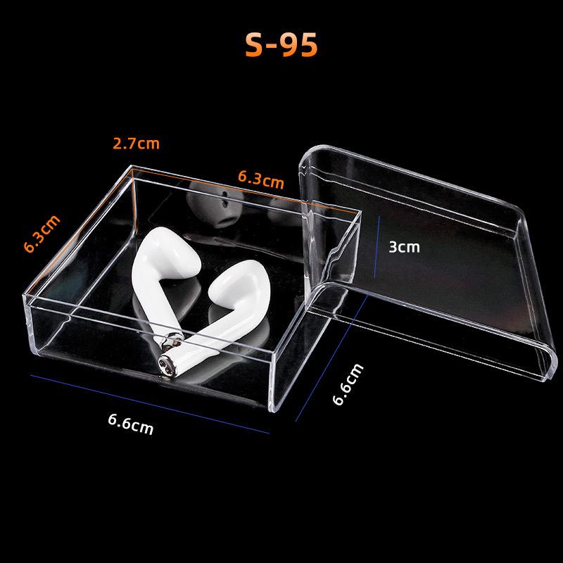 Mini Round Transparent Acrylic Jewelry Display Box with Lid