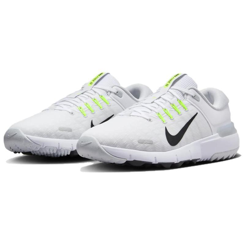 Nike Gratis Golf Next Nature Hvit Pure Platinum Ulvegrå Svart Sneakers FN0332-101