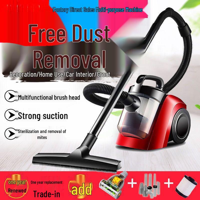 High-Power Handheld Wet/Dry Vacuum with Automatic Dust Mite Removal for Indoor Use