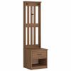 VidaXL Portemanteau SANDNES 45x40x159,5 cm bois massif pin, banc de couloir, meuble de rangement de couloir 4010482