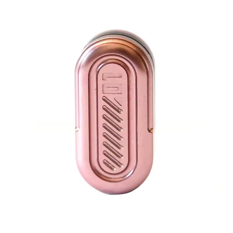 Metalen Pod Fidget Slider Touch Stressverlichting Reactie Angst ADHD Hulpmiddel Bureau Speelgoed voor Kinderen Volwassenen roze