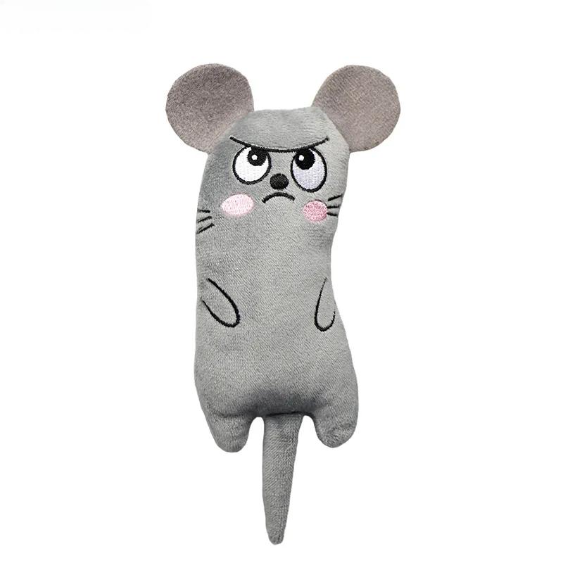 

2026 Claws Thumb Bite Cat Mint for Cats Hot Pet Kitten Chewing Toy Funny Cute Plush Toy Teeth Grinding Catnip Cat Toys Interactive