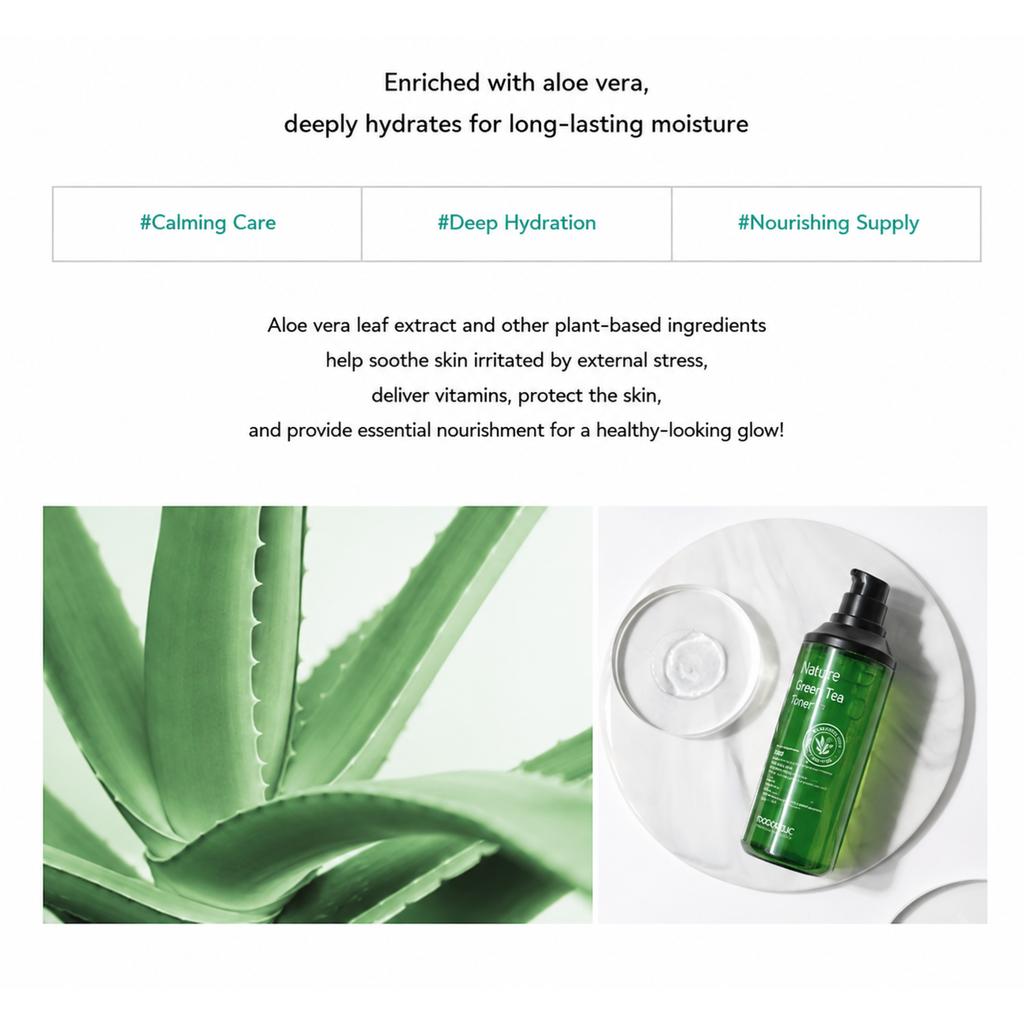 FoodaHolic Pure Aloe Vera Nature-Infused Moisture Toner 150ml